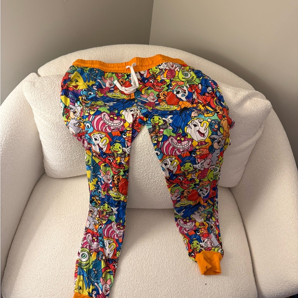Colorful Cartoon Print Kids Bottoms